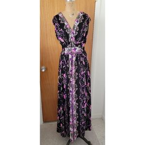 Vintage Volup Lane Bryant Grecian Style Maxi Dress